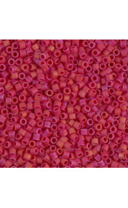Miyuki delica beads 10/0 - Matted opaque red ab DBM-362